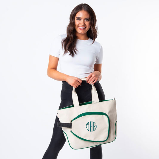 Embroidered Pickleball Carry Bag with Monogram or Personalization