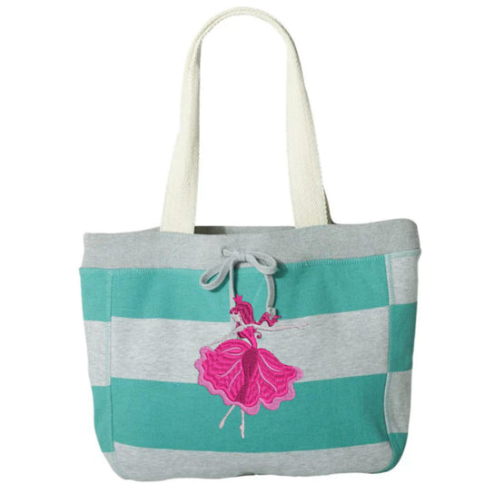 Heather Stripe Dancer Tote Bag