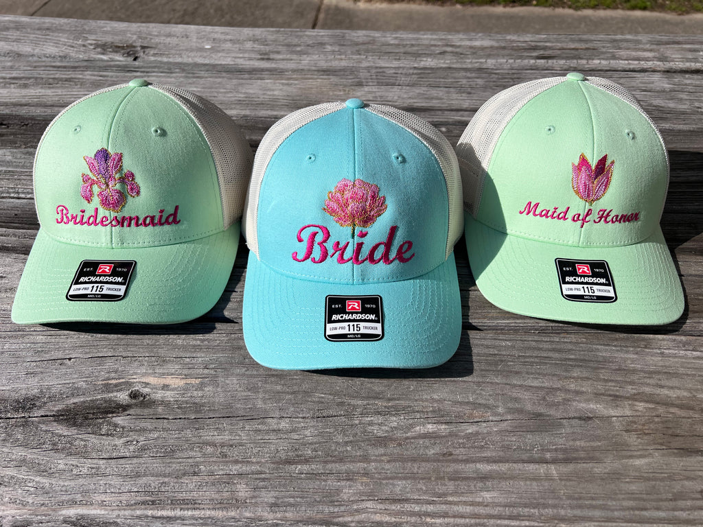Bridal Party Trucker Hats