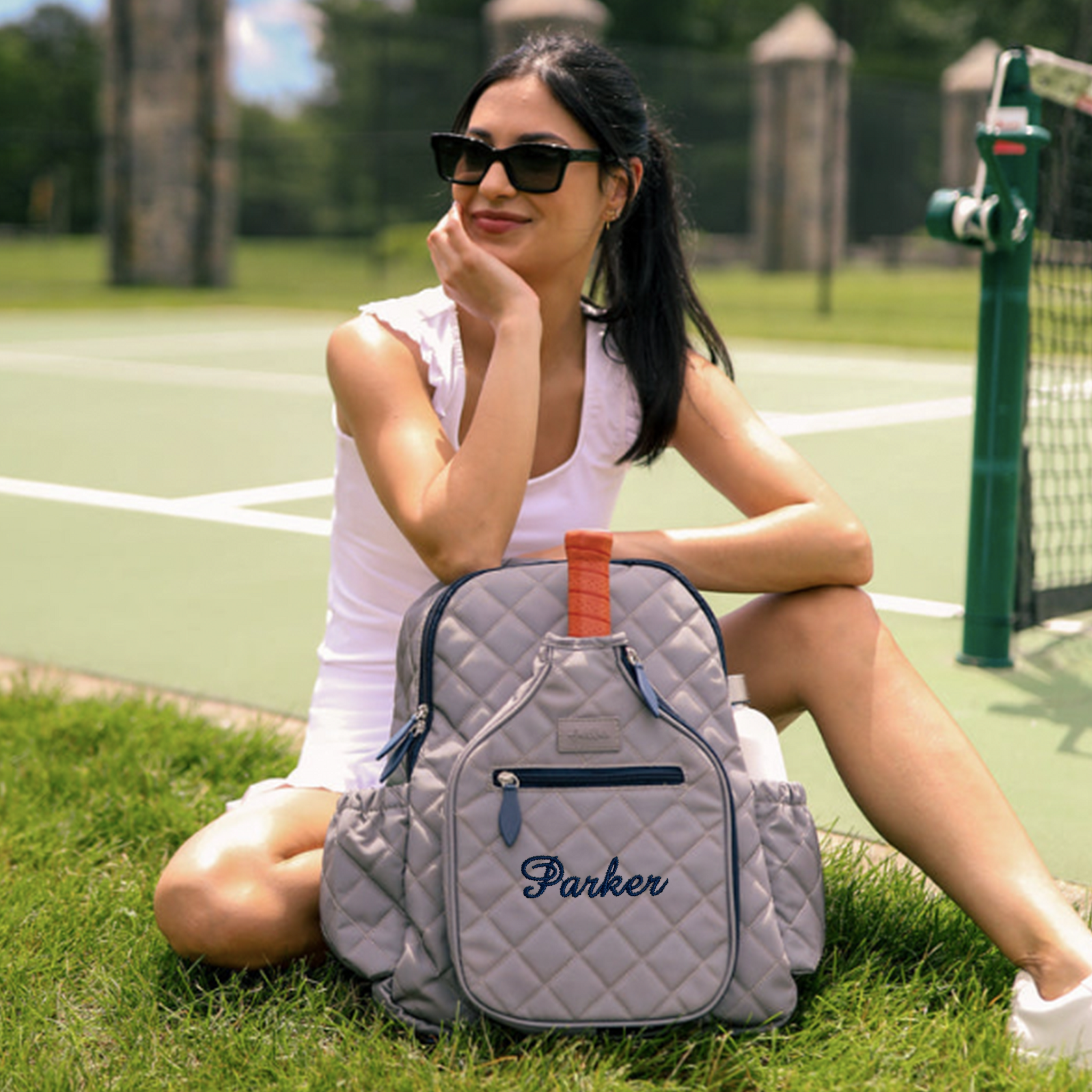 Ame & Lulu Pickleball Time Women's Backpack Personalized – Pitch A