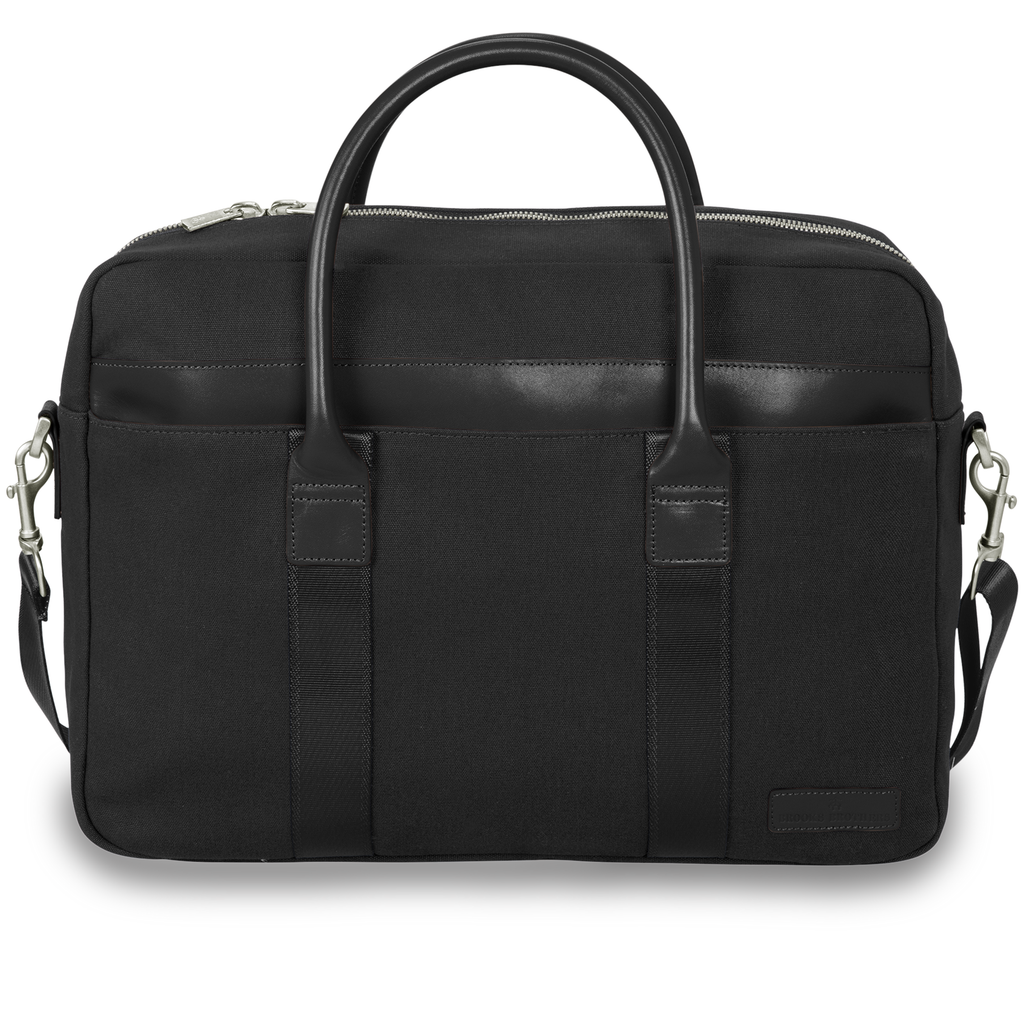 ST-102 美品BROOKS BROTHERSブラックXL AB7 Brooks Brothers® Wells Briefcase – Pitch A Stitch Plus