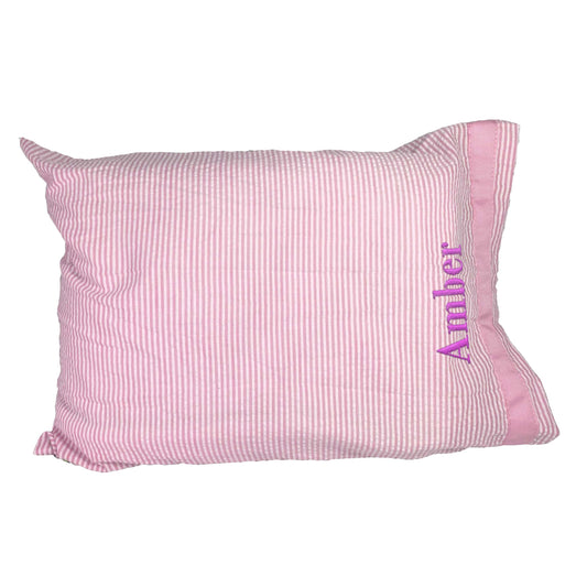 Baby Pillow Case - Seersucker