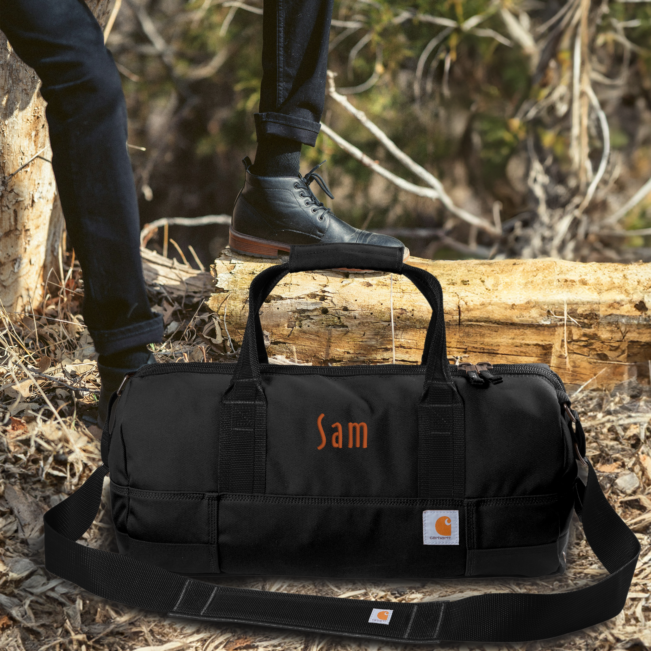 Customizable Carhartt® Canvas Packable Duffel with Pouch – Pitch A