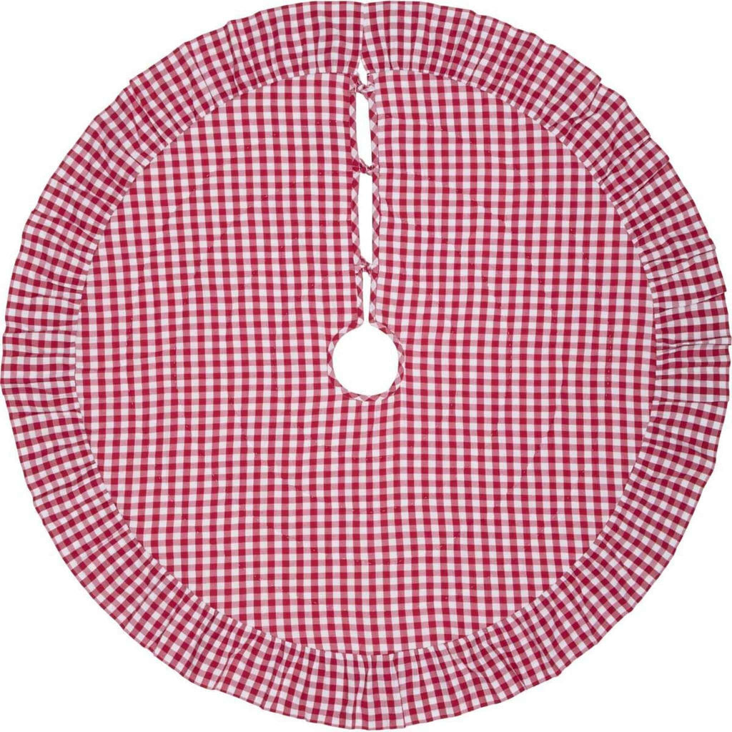 Emmie Red Ruffled Tree Skirt Pitch A Stitch Plus