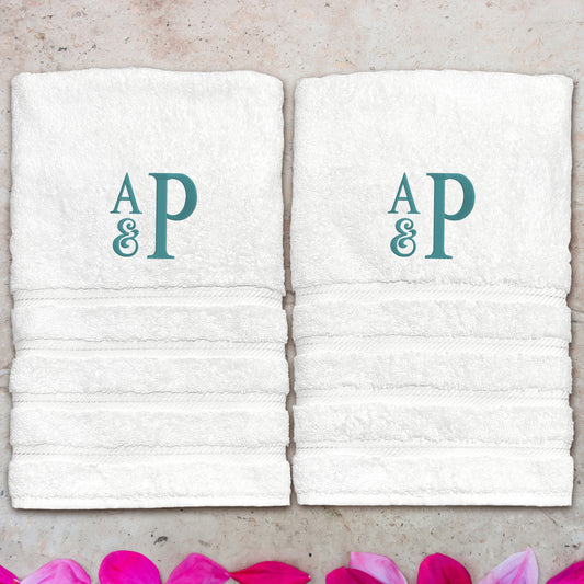 Personalized Turkish Luxury Bath Towel - Set of 2