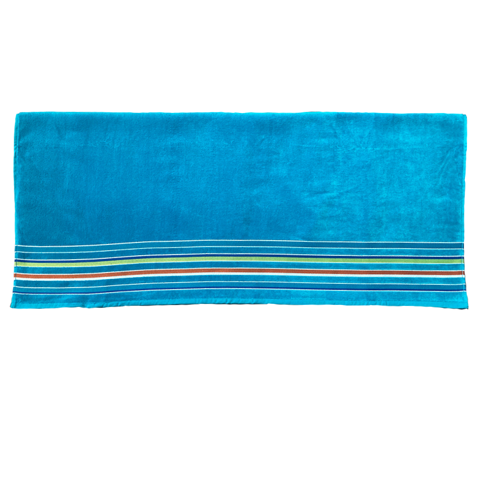 Velour Siesta Beach Towel Pitch A Stitch Plus